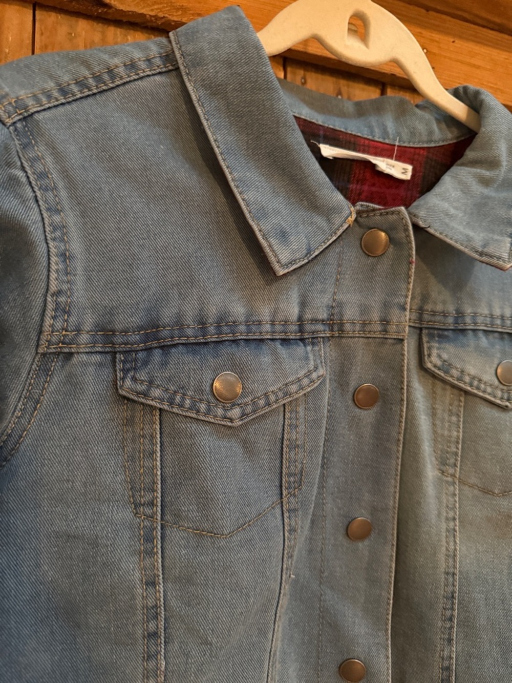 Maurices Light Blue Denim Trucker Jacket - Picture 2 of 9